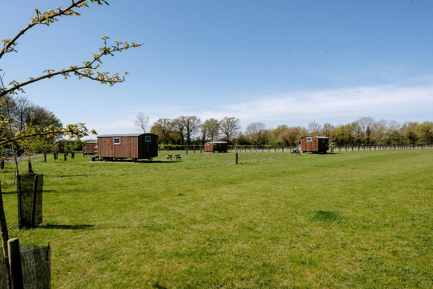 Couples or Family Glamping in a Suffolk Shepherd Hut