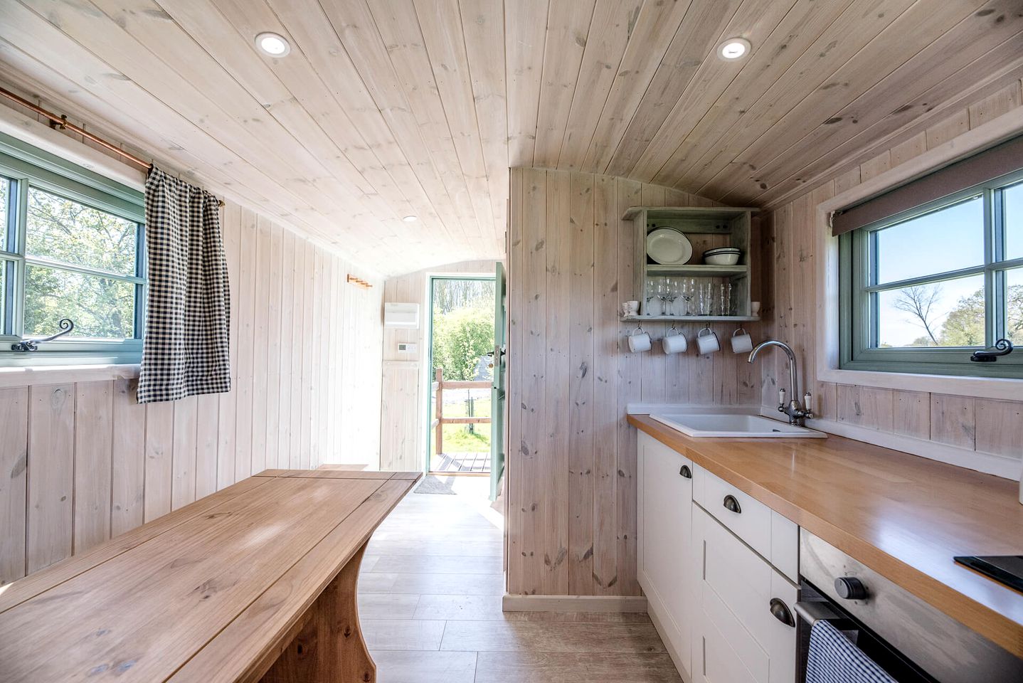 Shepherd Hut for a Farm Glamping Holiday in Suffolk