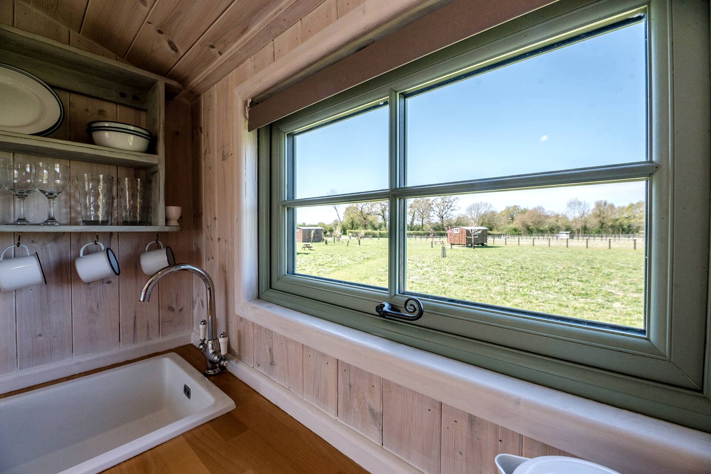 Shepherd Hut for a Farm Glamping Holiday in Suffolk