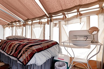 Secluded Luxury Glamping Tent with Fire Pit & Stargazing near Grand Canyon South Rim, Arizona photo 5