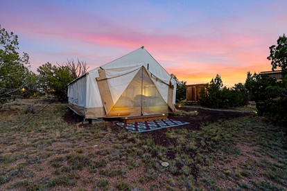 Secluded Luxury Glamping Tent with Fire Pit & Stargazing near Grand Canyon South Rim, Arizona photo 4
