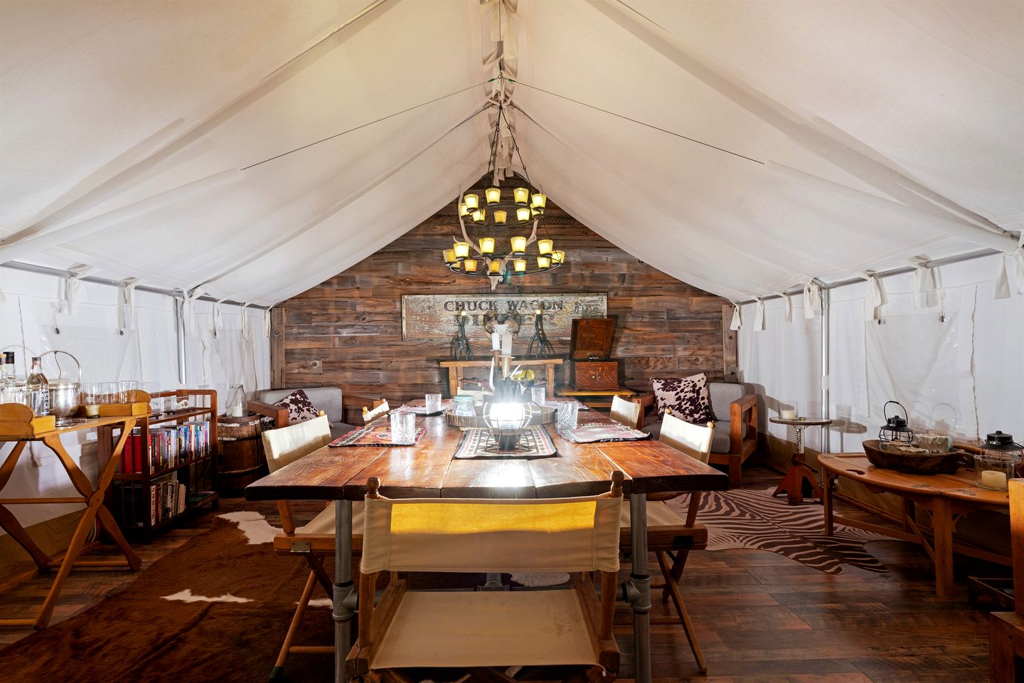 Secluded Luxury Glamping Tent with Fire Pit & Stargazing near Grand Canyon South Rim, Arizona