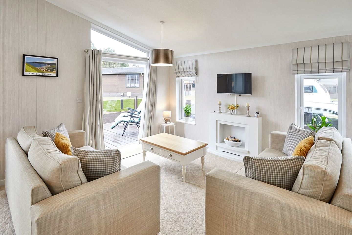 Cozy Spacious Lodge in Runswick for an Unforgettable Family Adventure on the Yorkshire Coast in England