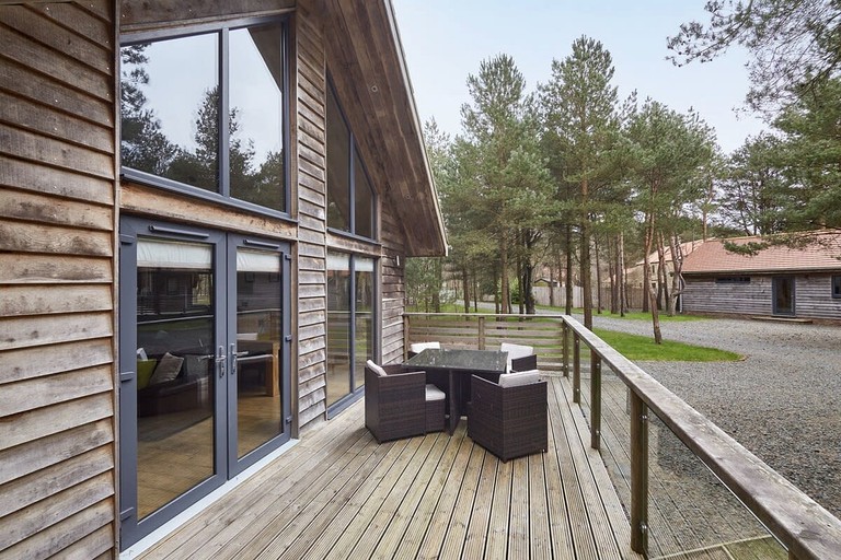 Luxury Woodland Lodge with Private Terrace near Whitby, North Yorkshire