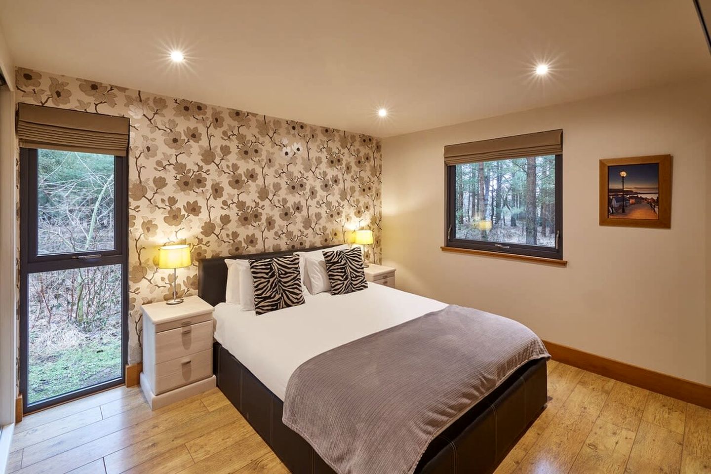 Luxury Woodland Lodge with Private Terrace near Whitby, North Yorkshire