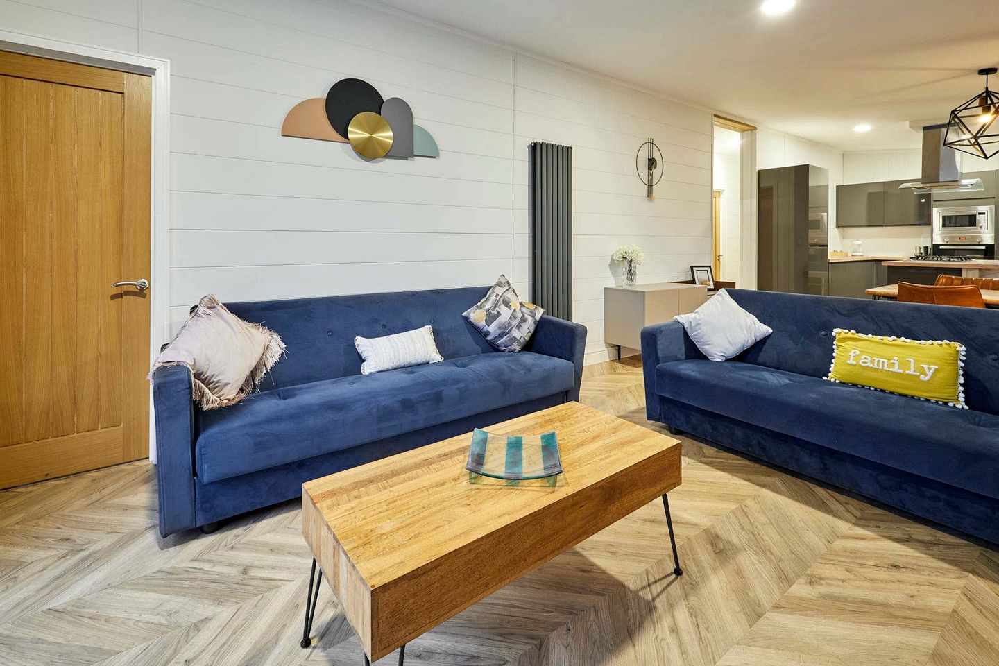 Stylish Spa Lodge with Sauna, Steam Room and Sunken Hot Tub on a Spacious Deck for a Relaxing Countryside Escape near Hexham, England