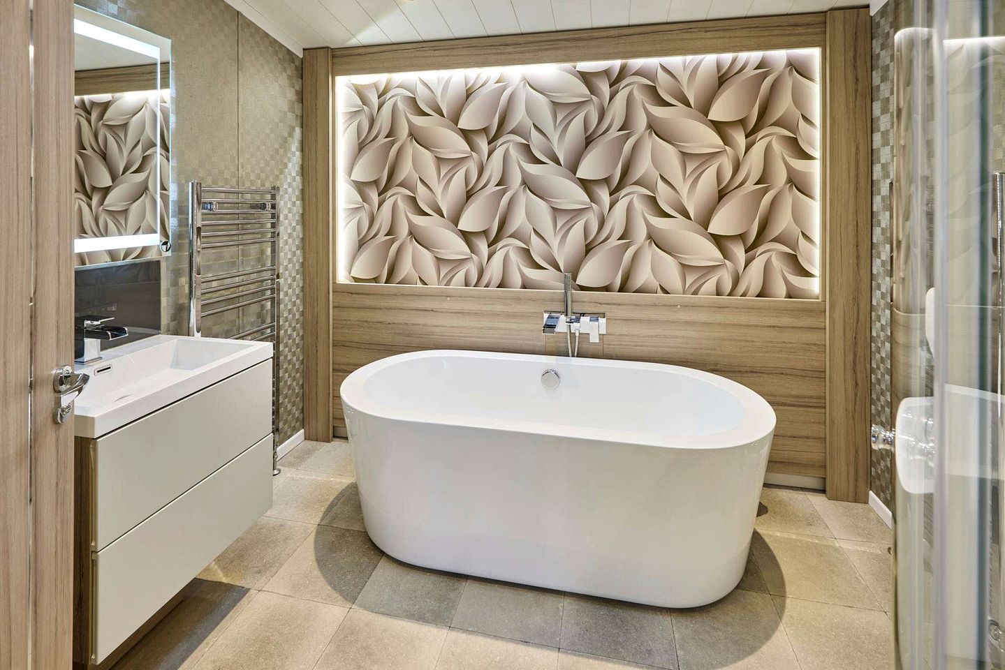 Stunning Spacious Lodge Nestled in the Countryside of Northumberland with Incredible Views and Sunken Hot Tub near Hexham, England