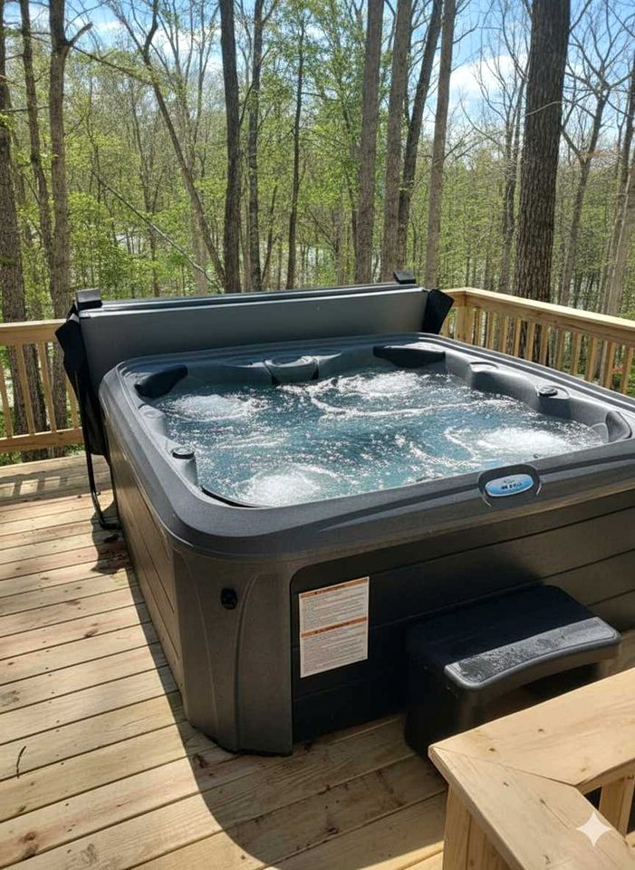 Peaceful Rustic Hideaway with Hot Tub, Fire Pit & Scenic Views in Berkeley Springs, West Virginia