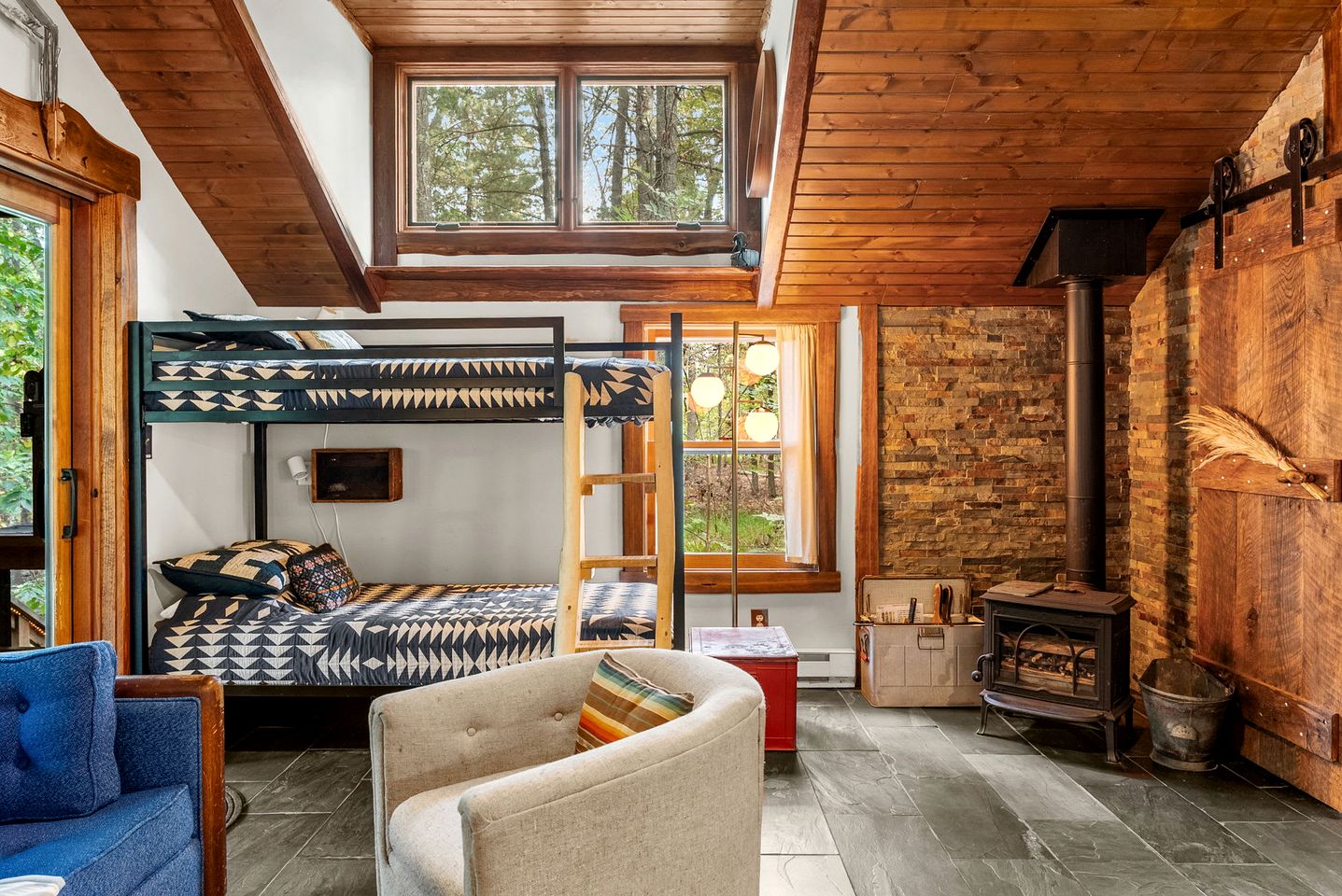 Rustic-Modern Creekside Cabin with Hot Tub, Kayaks & Trails Near Berkeley Springs, WV