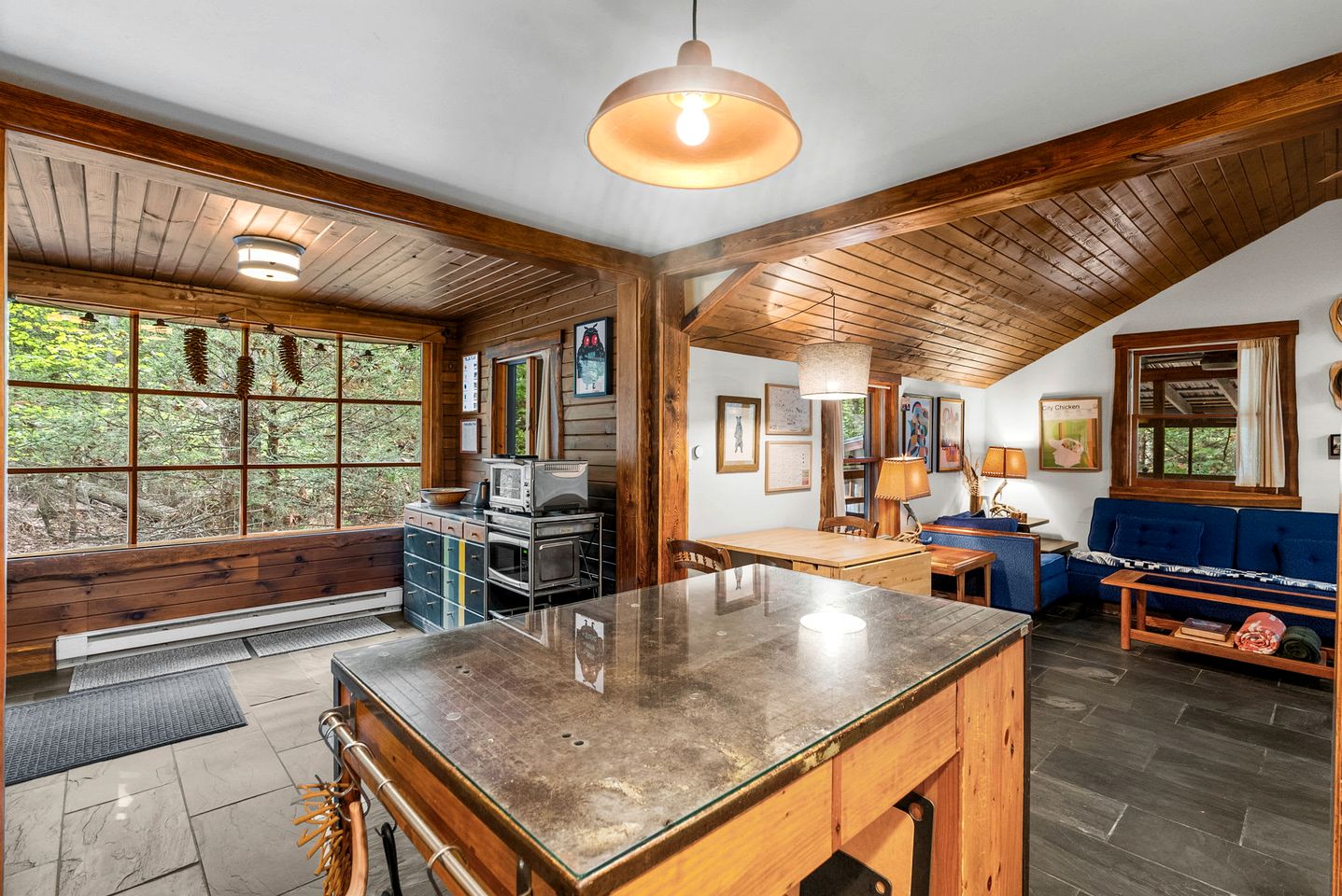 Rustic-Modern Creekside Cabin with Hot Tub, Kayaks & Trails Near Berkeley Springs, WV