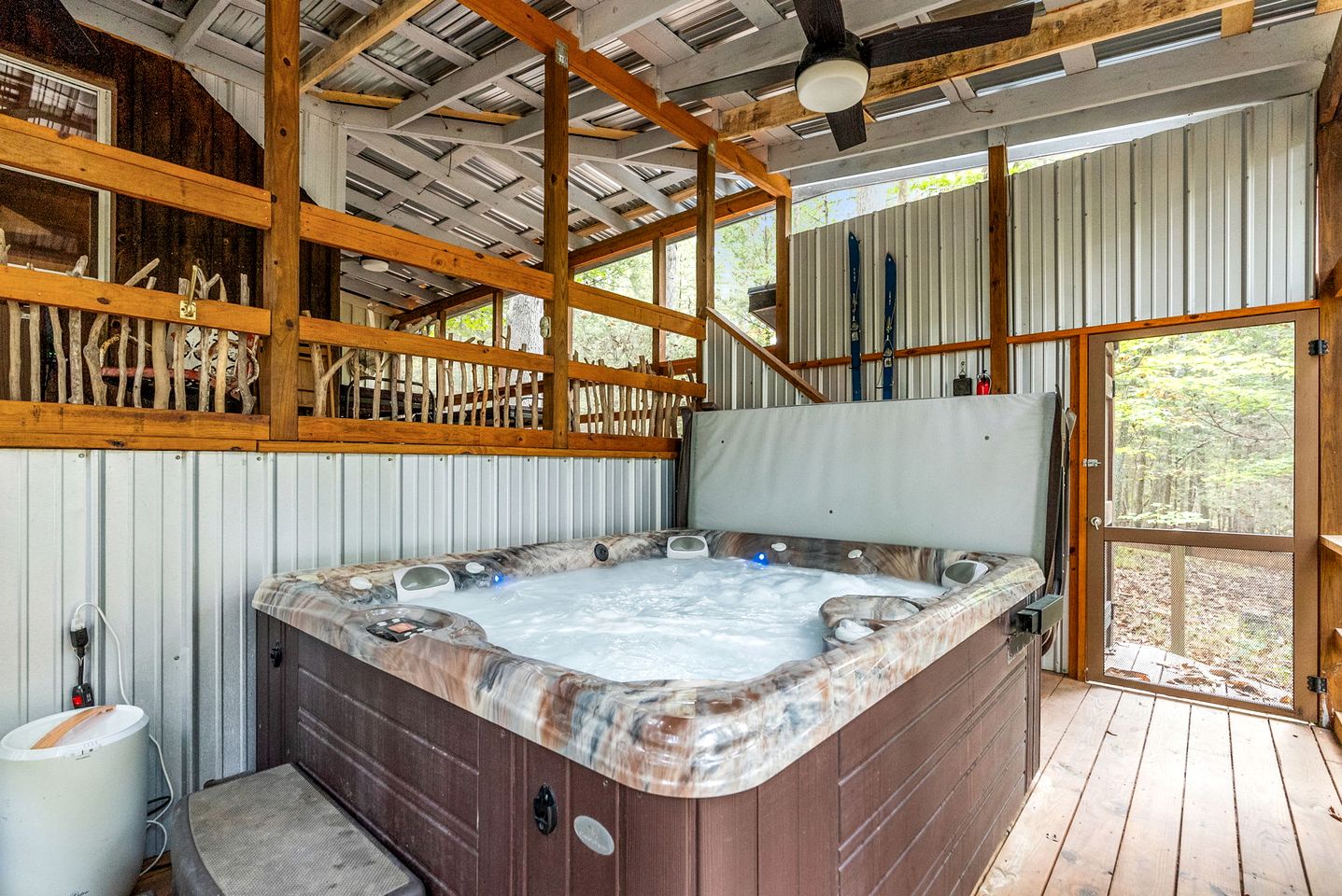 Rustic-Modern Creekside Cabin with Hot Tub, Kayaks & Trails Near Berkeley Springs, WV