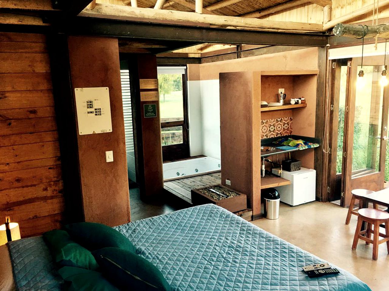 Inviting Studio Cabin Rental with a Jacuzzi near Lake Tota, Colombia