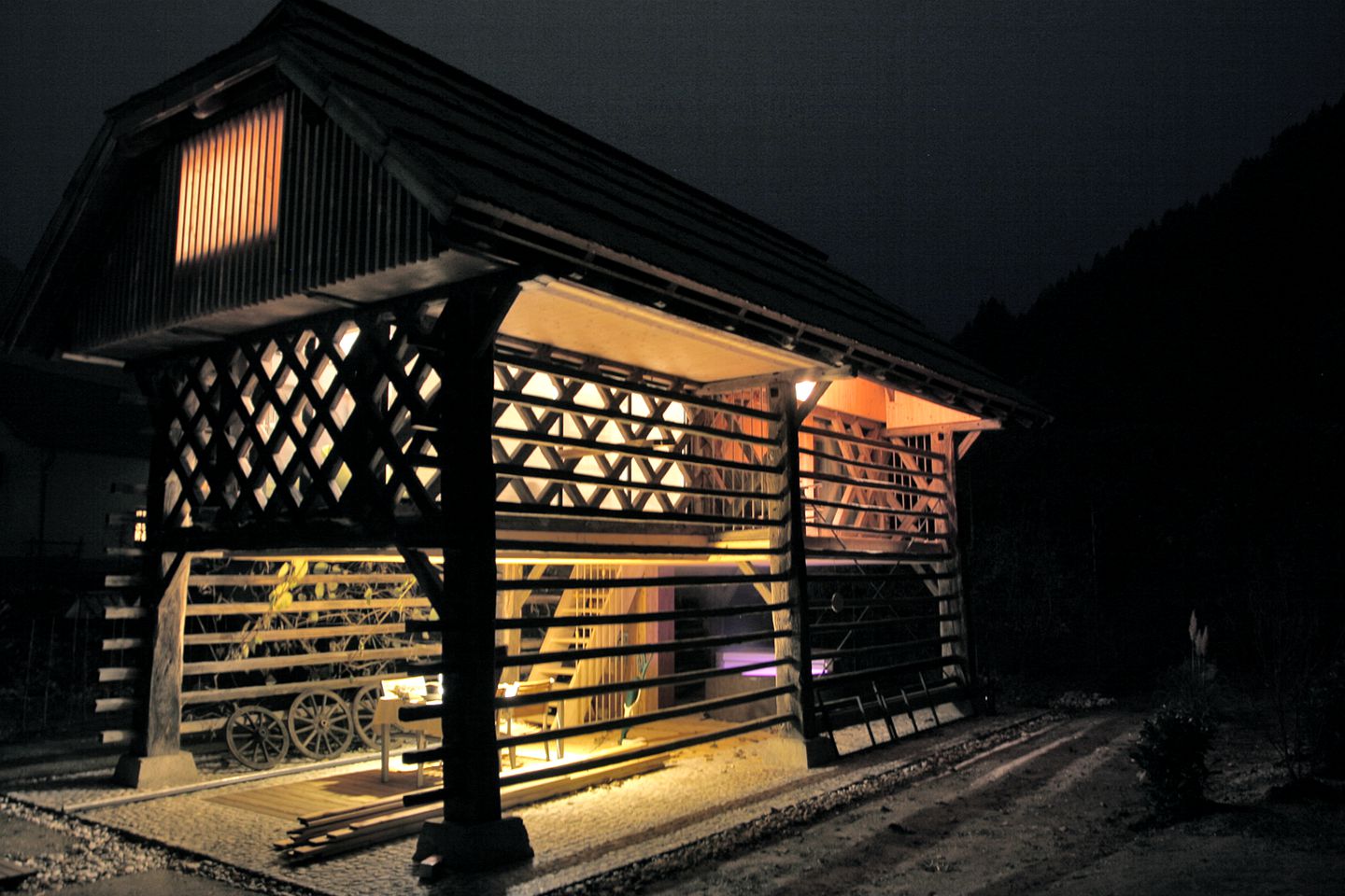 Luxury Barn-Esque Cabin with a Meditation Nest near Ljubljana, Slovenia