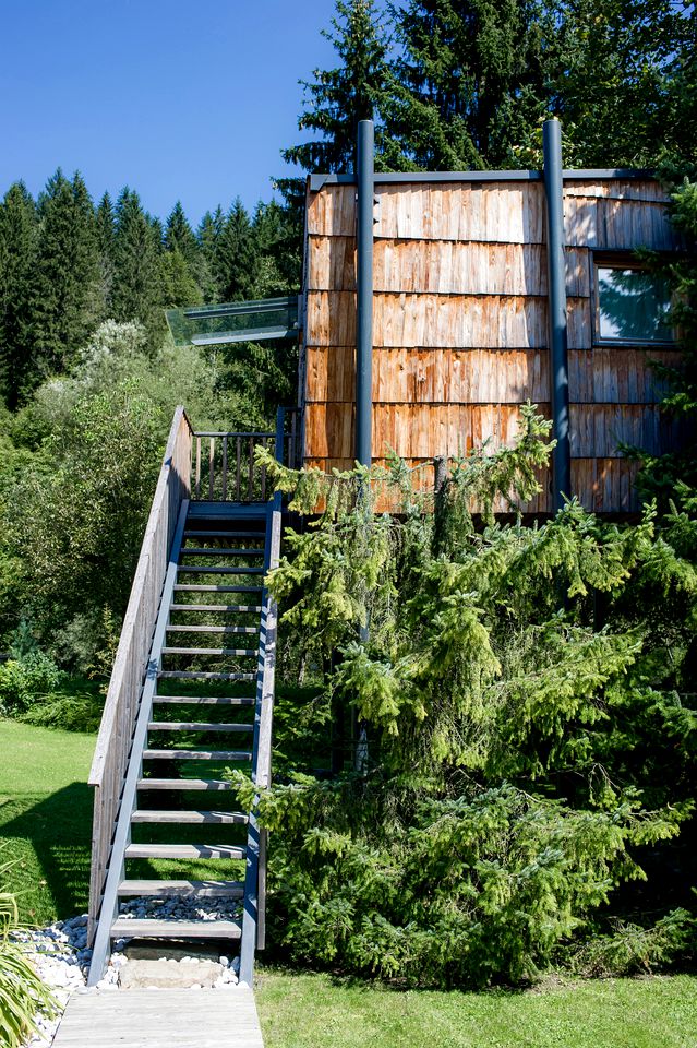 Enchanting Tree House Overlooking Savinja River near Ljubljana, Slovenia