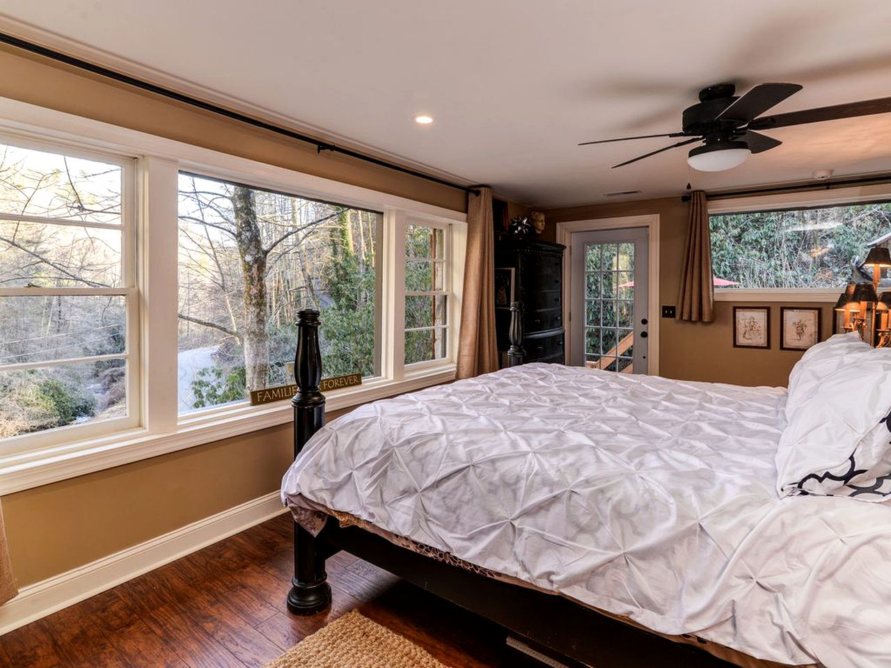 Three-Bedroom Luxury Vacation Rental next to a Cascading Waterfall near Chimney Rock, North Carolina
