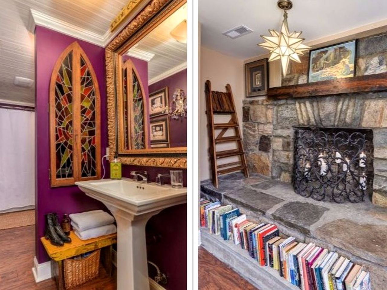 Three-Bedroom Luxury Vacation Rental next to a Cascading Waterfall near Chimney Rock, North Carolina