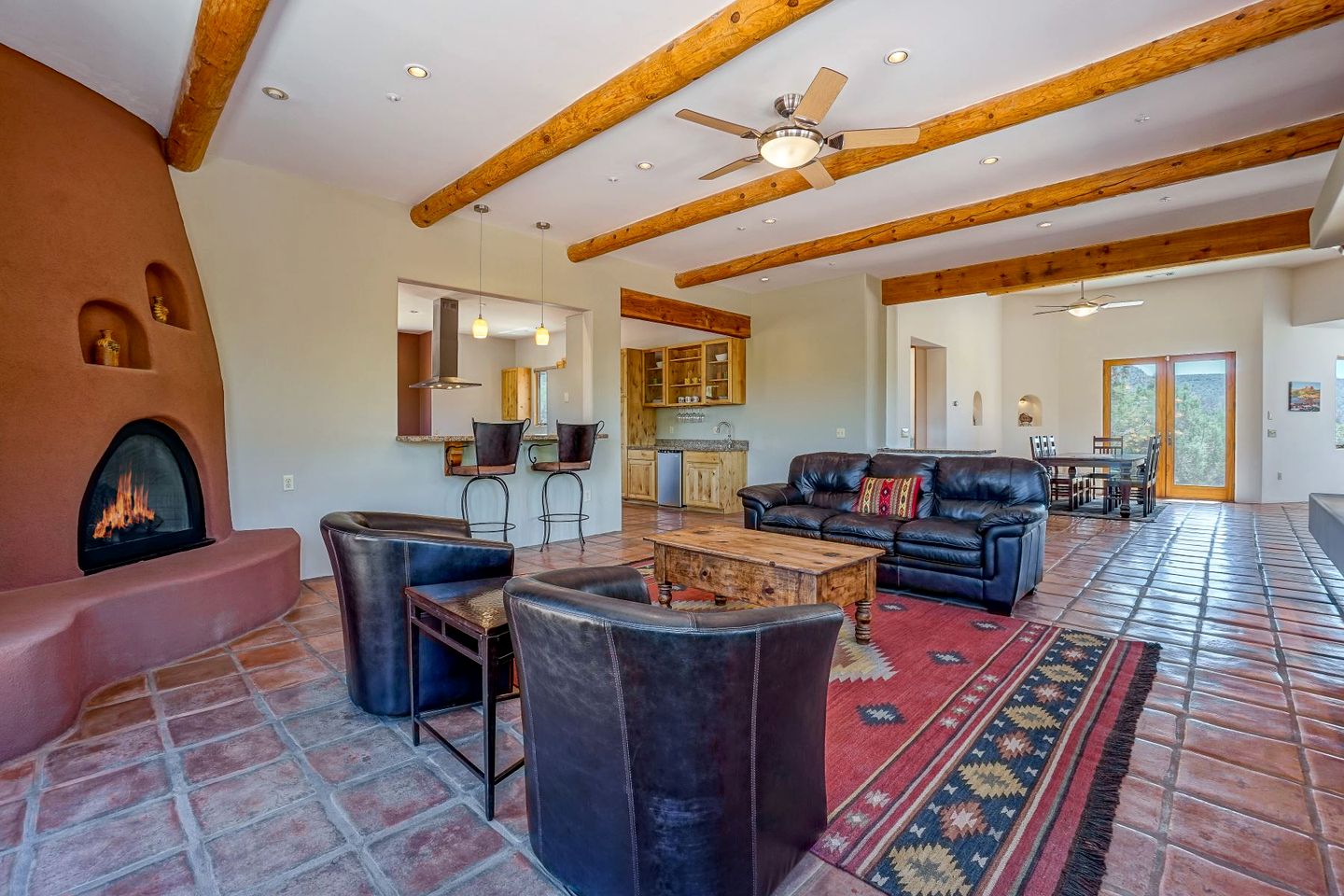 Peaceful Secluded Vacation Rental with Pizza Oven and Stunning Views in Village of Oak Creek, Arizona