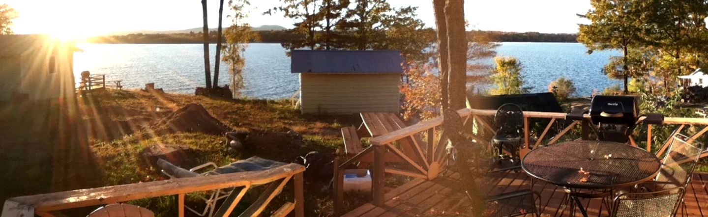 Charming Camping Cabin on the Shores of Great Sacandaga Lake in Northville, New York