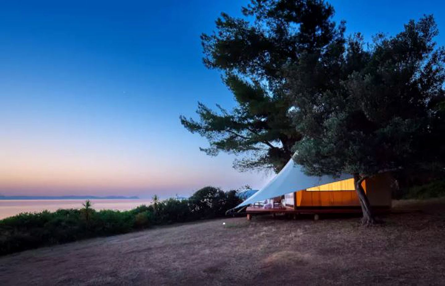 Beautifully-Furnished Tent Rental with a Private Beach in Halkidiki, Greece