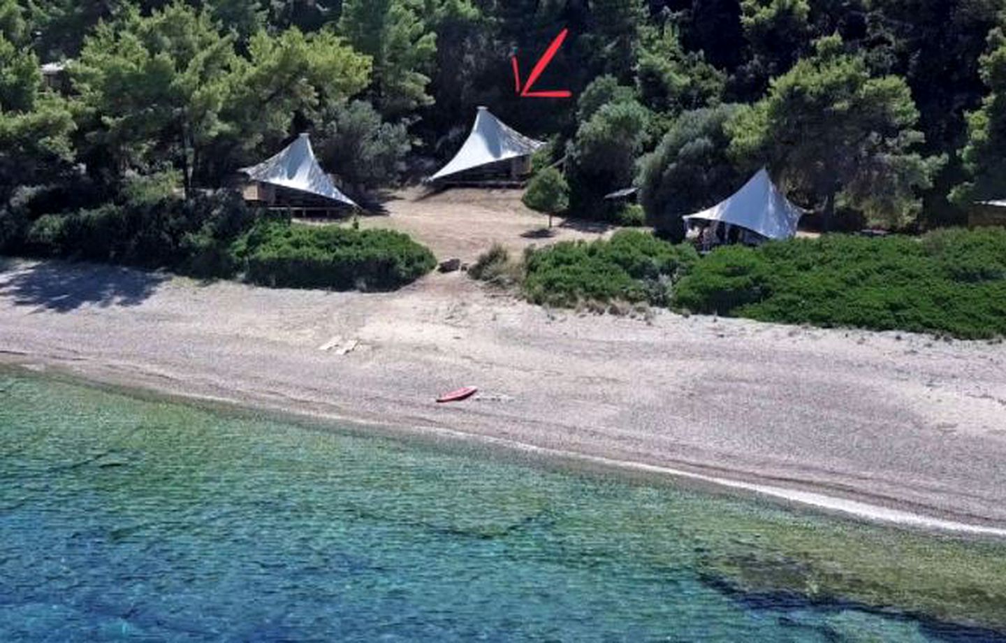 Beautifully-Furnished Tent Rental with a Private Beach in Halkidiki, Greece