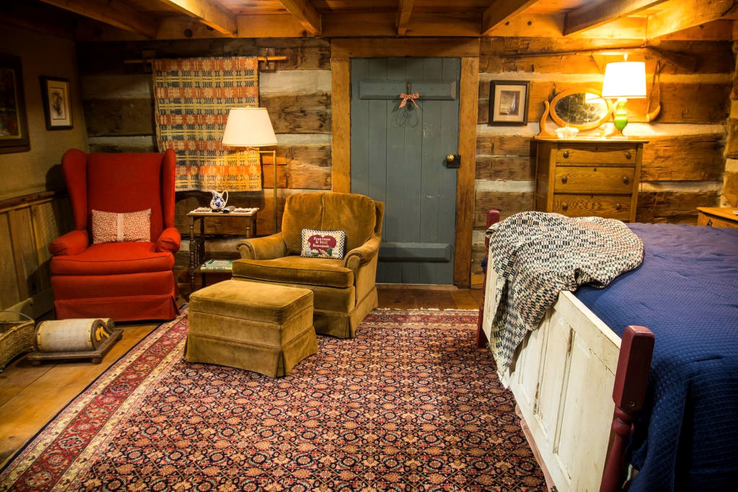 Rustic Cabin Rental with a Fireplace near Kingsport in Rogersville, Tennessee