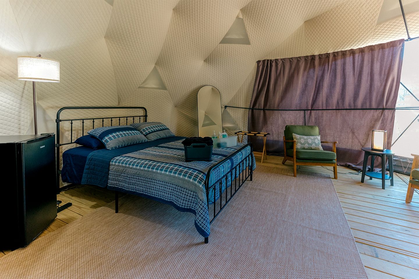 Idyllic Geodesic Dome Sanctuary near Schoharie Creek in New York