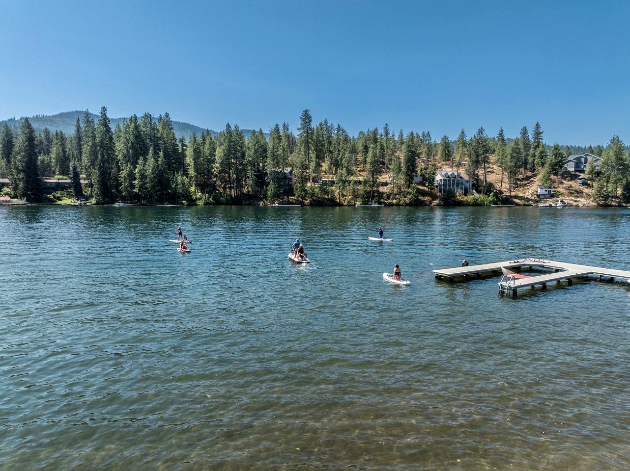 Idyllic Riverside Vacation Retreat with Sandy Beach near Coeur d'Alene Idaho