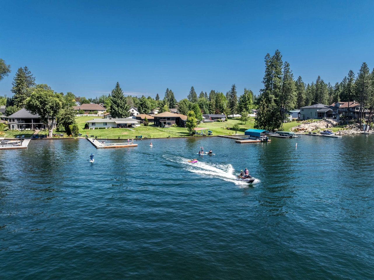 Idyllic Riverside Vacation Retreat with Sandy Beach near Coeur d'Alene Idaho