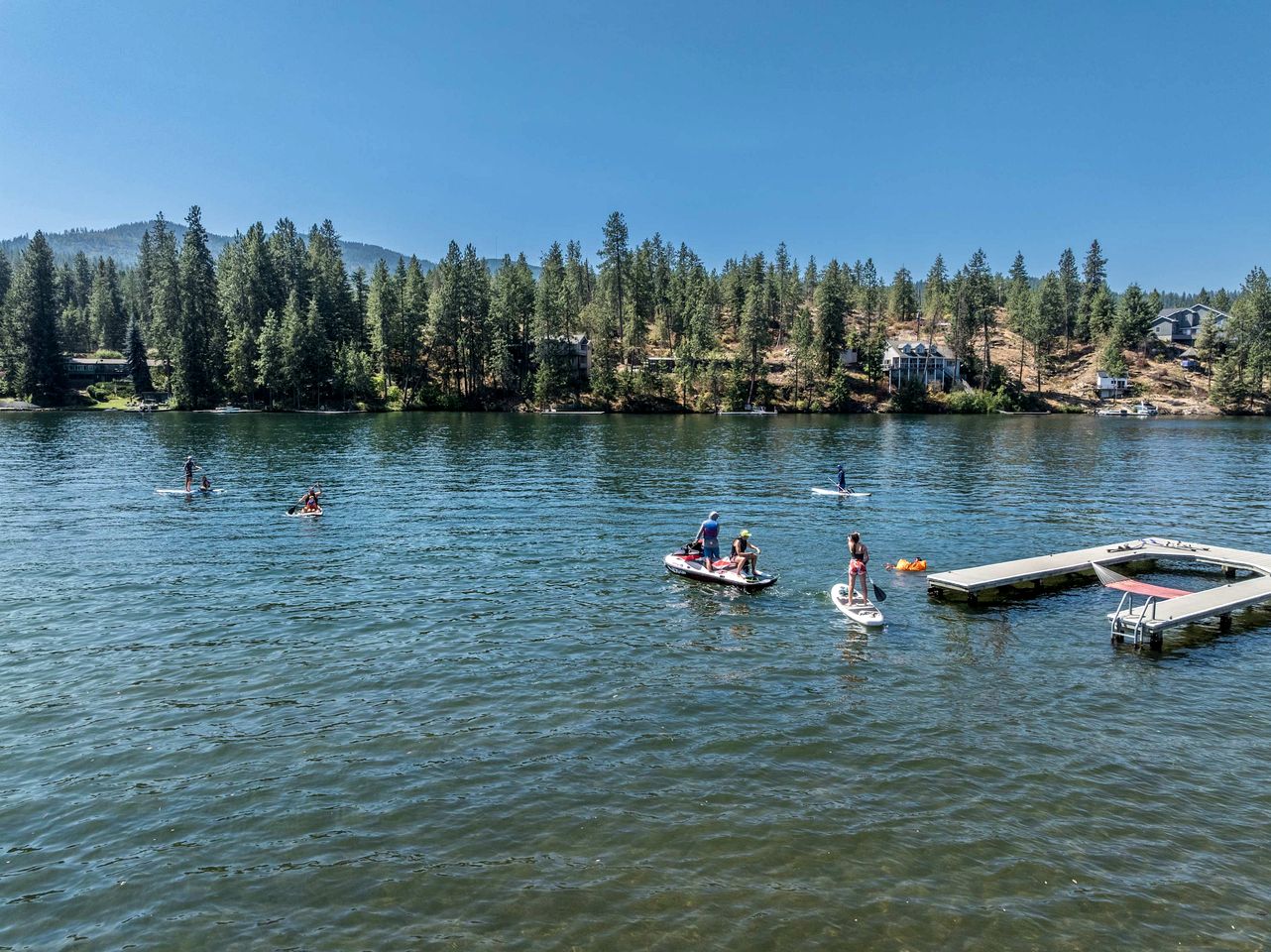 Idyllic Riverside Vacation Retreat with Sandy Beach near Coeur d'Alene Idaho