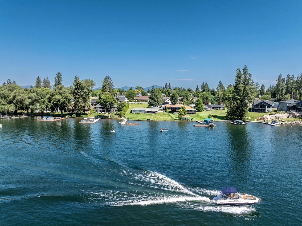 Idyllic Riverside Vacation Retreat with Sandy Beach near Coeur d'Alene Idaho