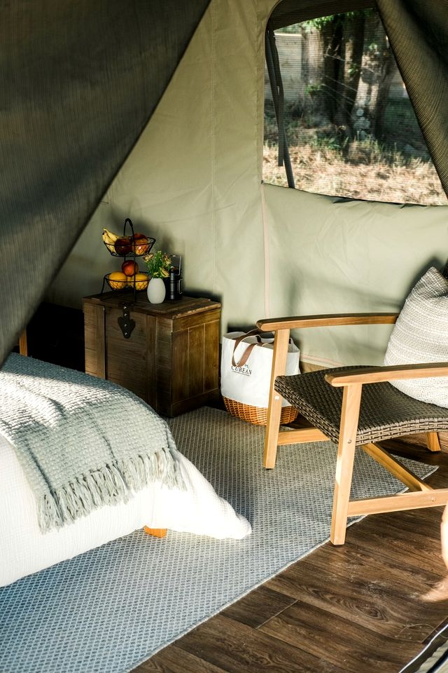 Idyllic Tented Cabin Great for a Romantic Getaway in South Carolina