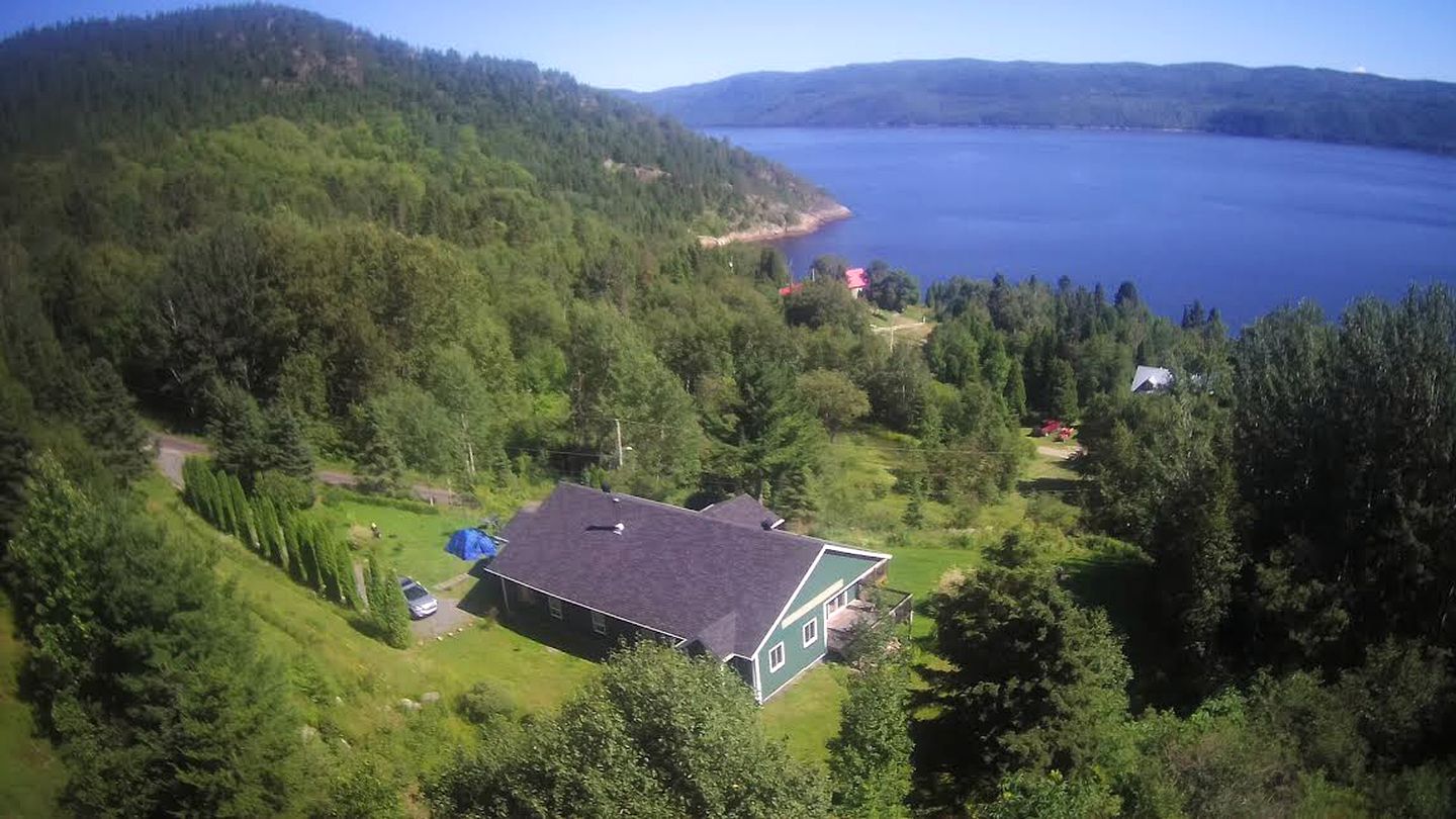 Idyllic Vacation Rental Overlooking the Saguenay River in Quebec, Canada