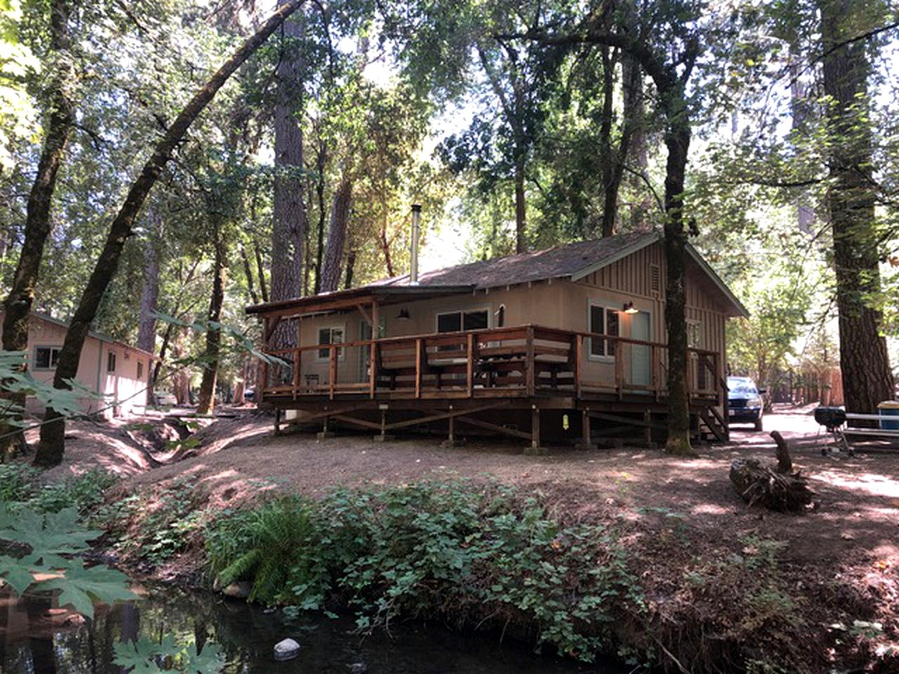 Creekside Cabin Rental near Boggs Mountain State Forest in California