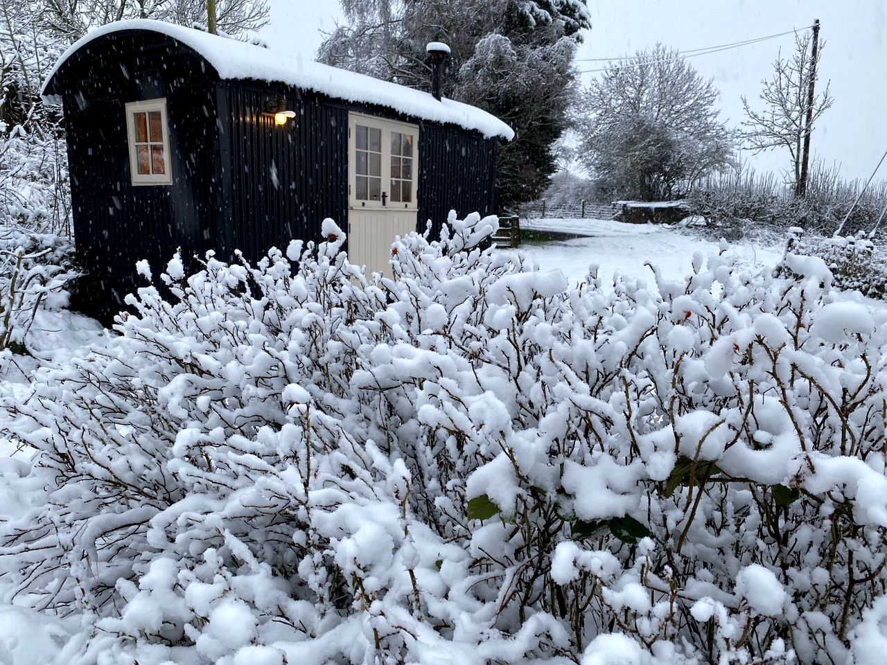Romantic Shepherd Hut for a Glamping Getaway near Northumberland, England