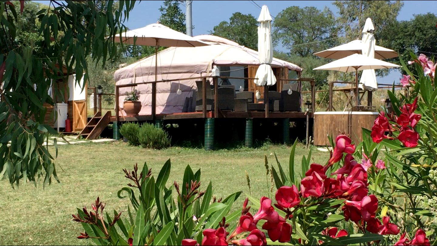 Unique Yurt Rental on Olive Grove near Pescara, Italy