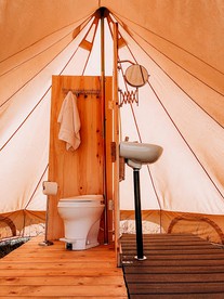 Deluxe Bell Tent Ideal for Luxury Camping near Yellowstone photo 5