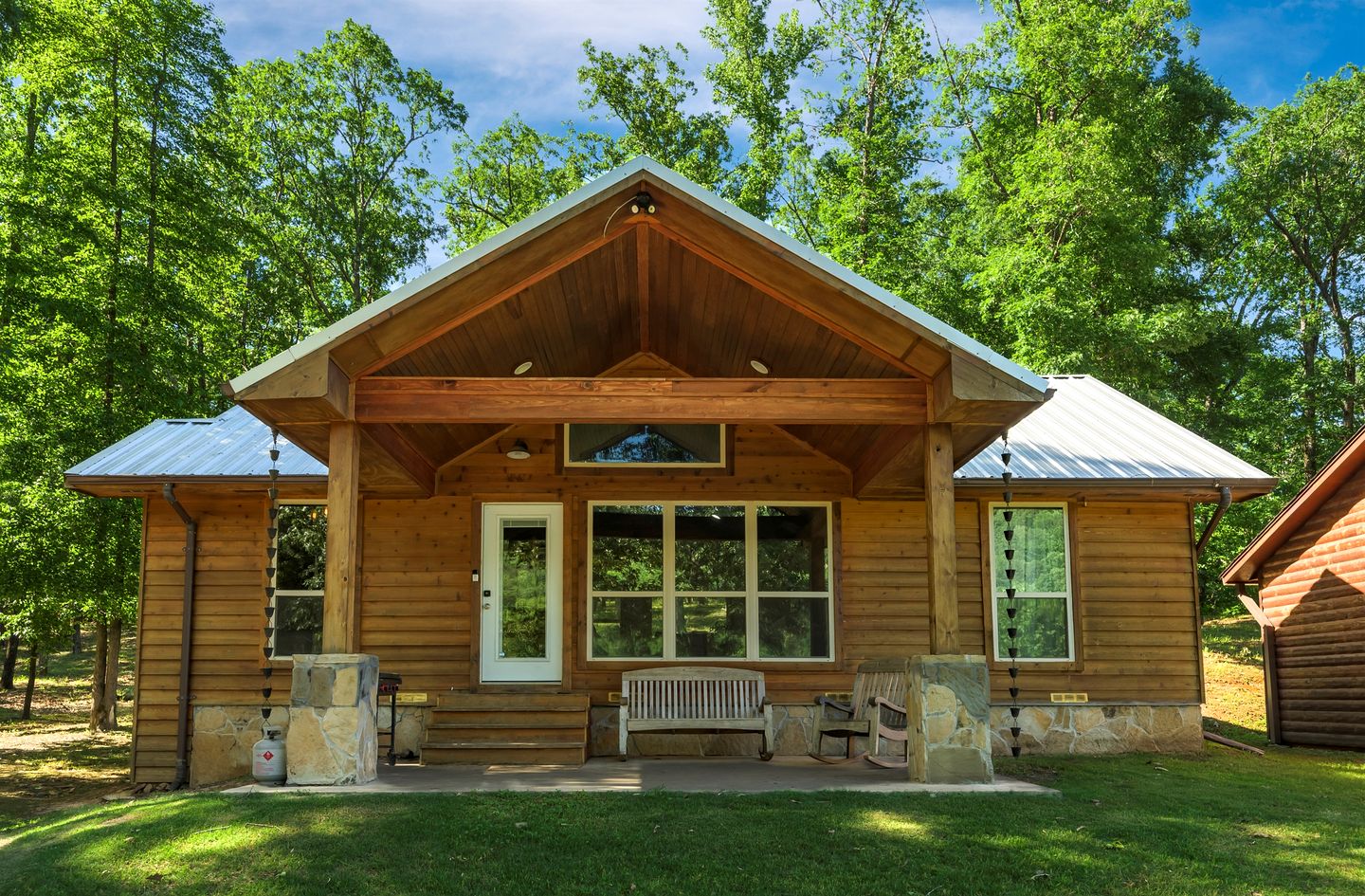 Impressive Cabin Surrounded by Trees in Nashoba, Oklahoma
