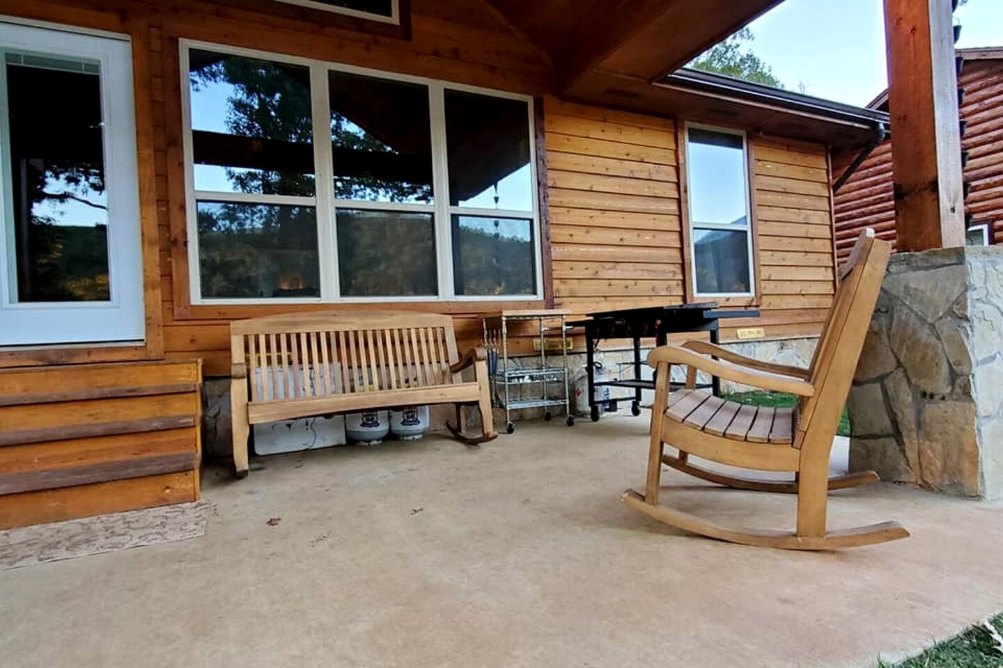 Impressive Cabin Surrounded by Trees in Nashoba, Oklahoma