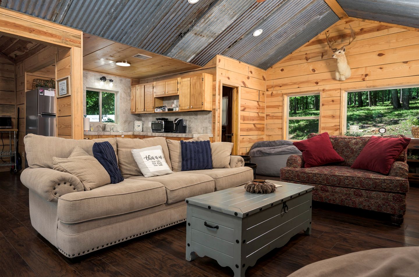 Impressive Cabin Surrounded by Trees in Nashoba, Oklahoma