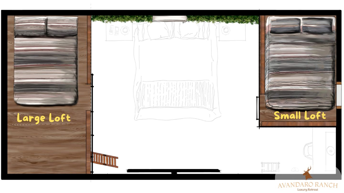 Impressive Intimate Tiny Cabin with Lofted Interior and Outdoor Shower in Texas