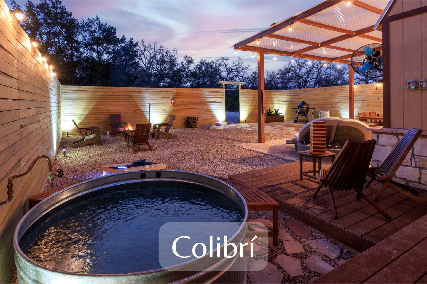 Impressive Intimate Tiny Cabin with Lofted Interior and Outdoor Shower in Texas