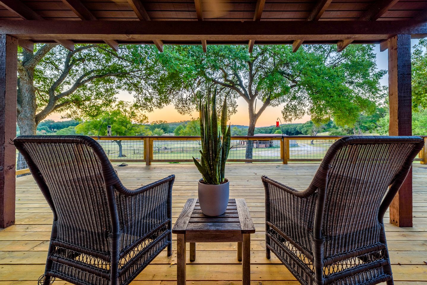 Impressive Modern Cabin with Beautiful Interior and Exterior in Ingram, Texas