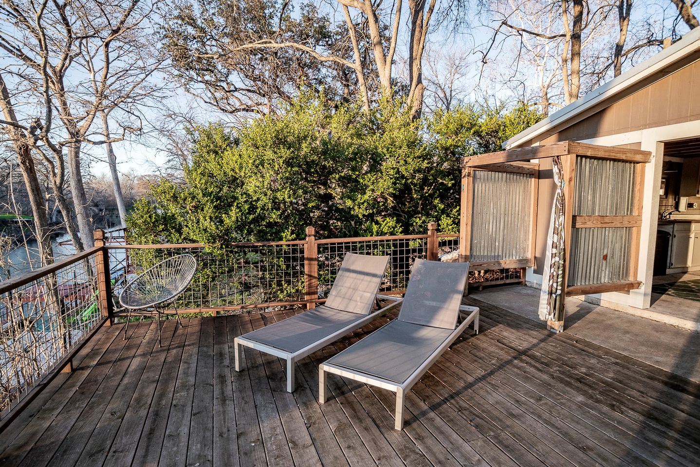 Impressive Tiny House with River Access and Fire Pit in Seguin, Texas