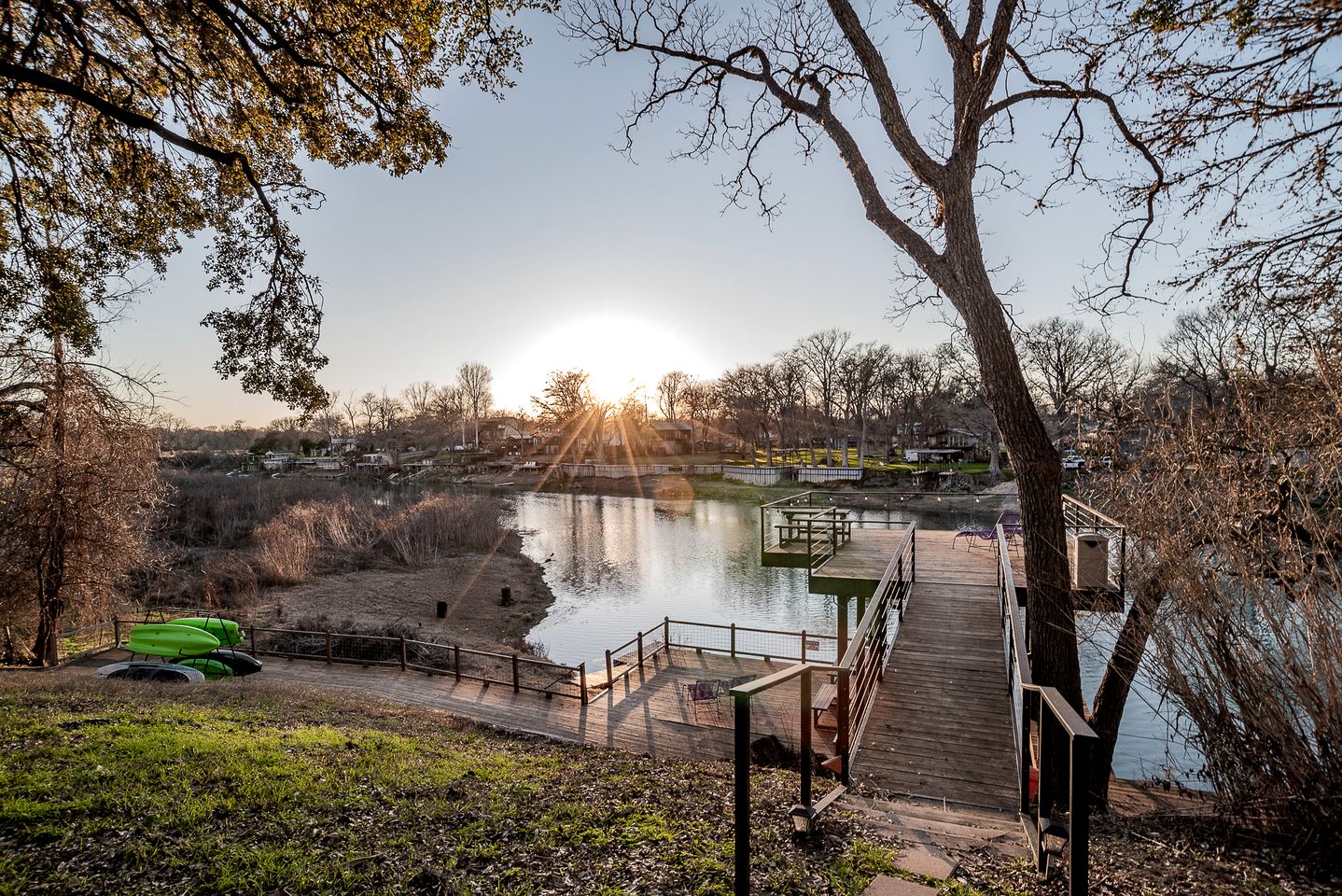 Impressive Tiny House with River Access and Fire Pit in Seguin, Texas