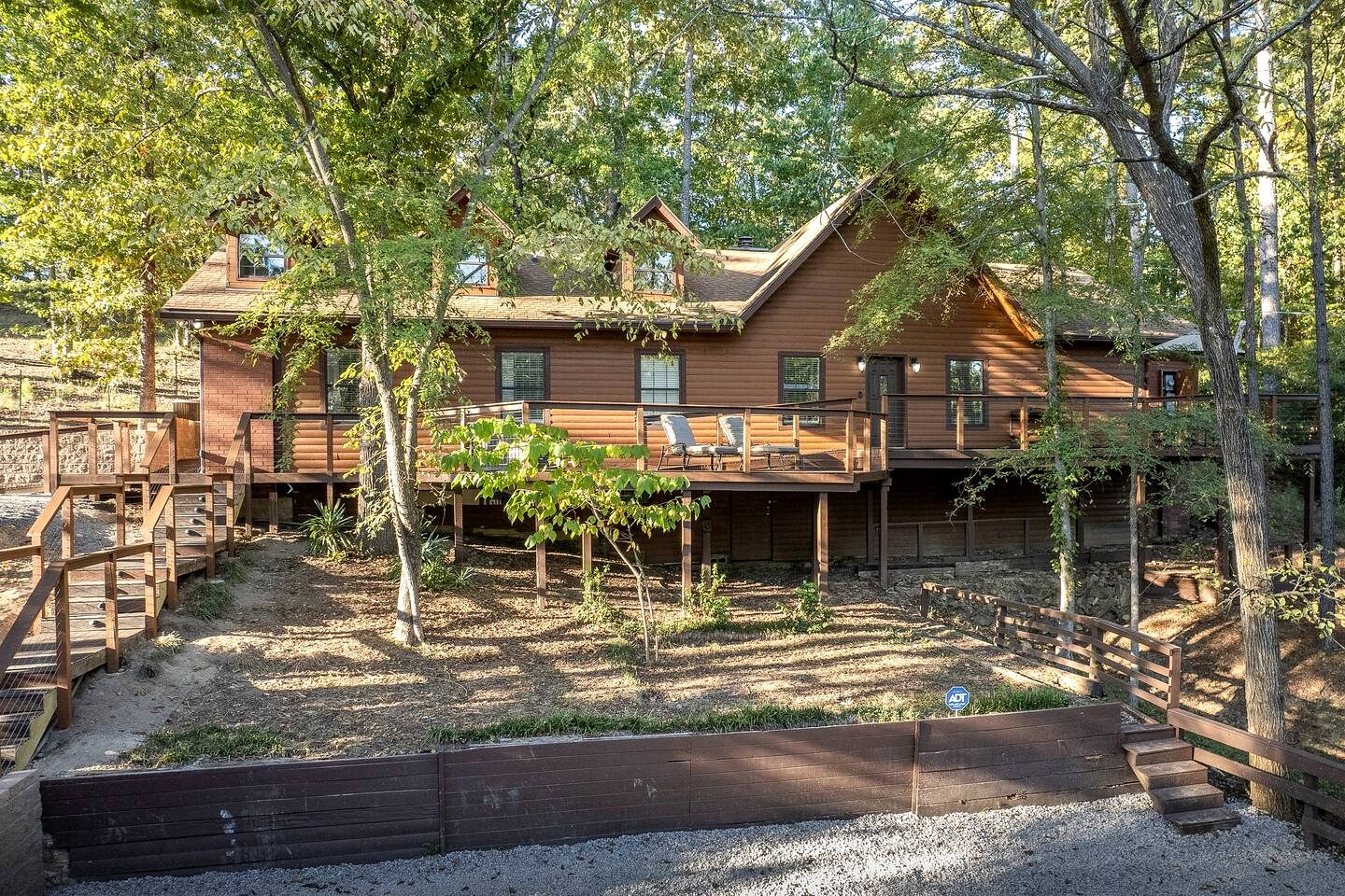Enchanting Woodland Cabin Escape with Creekside Views near Lake Hamilton Arkansas