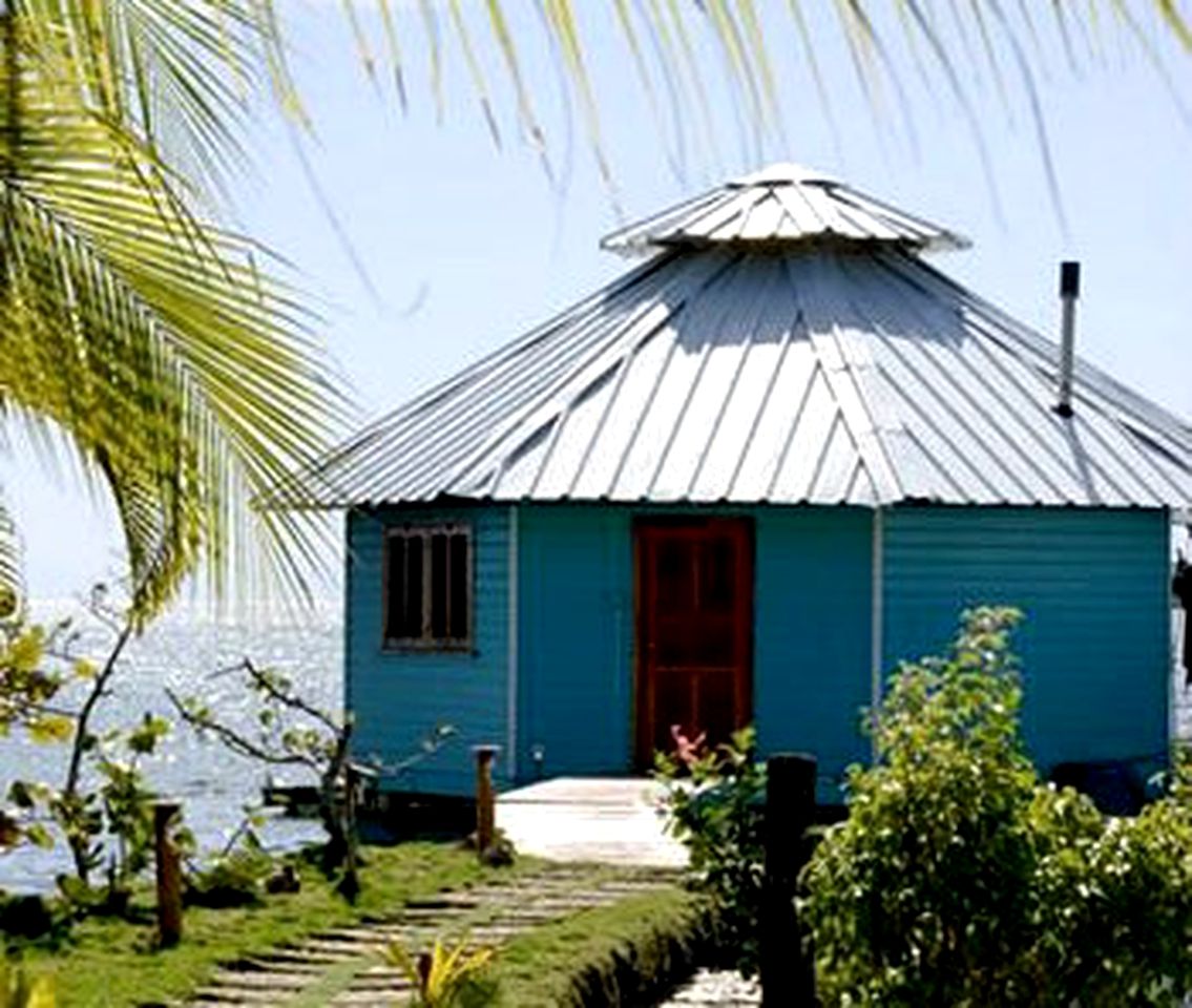 Incredible Cabins Hovering Above Caribbean Sea on Island of Roatan, Honduras