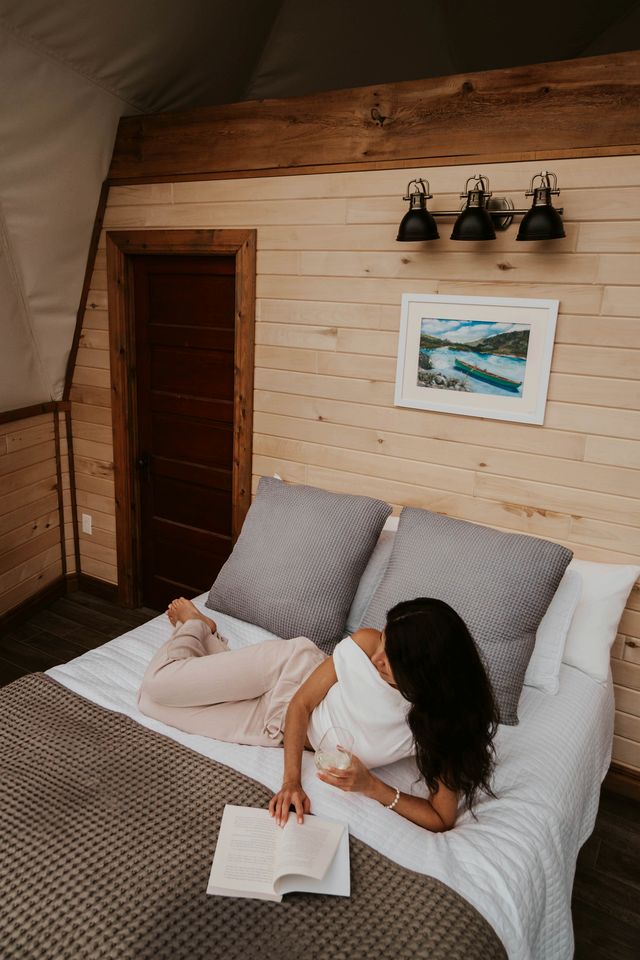 Incredible Dome Rental in Flatlands, New Brunswick with Hot Tub and Spectacular Views