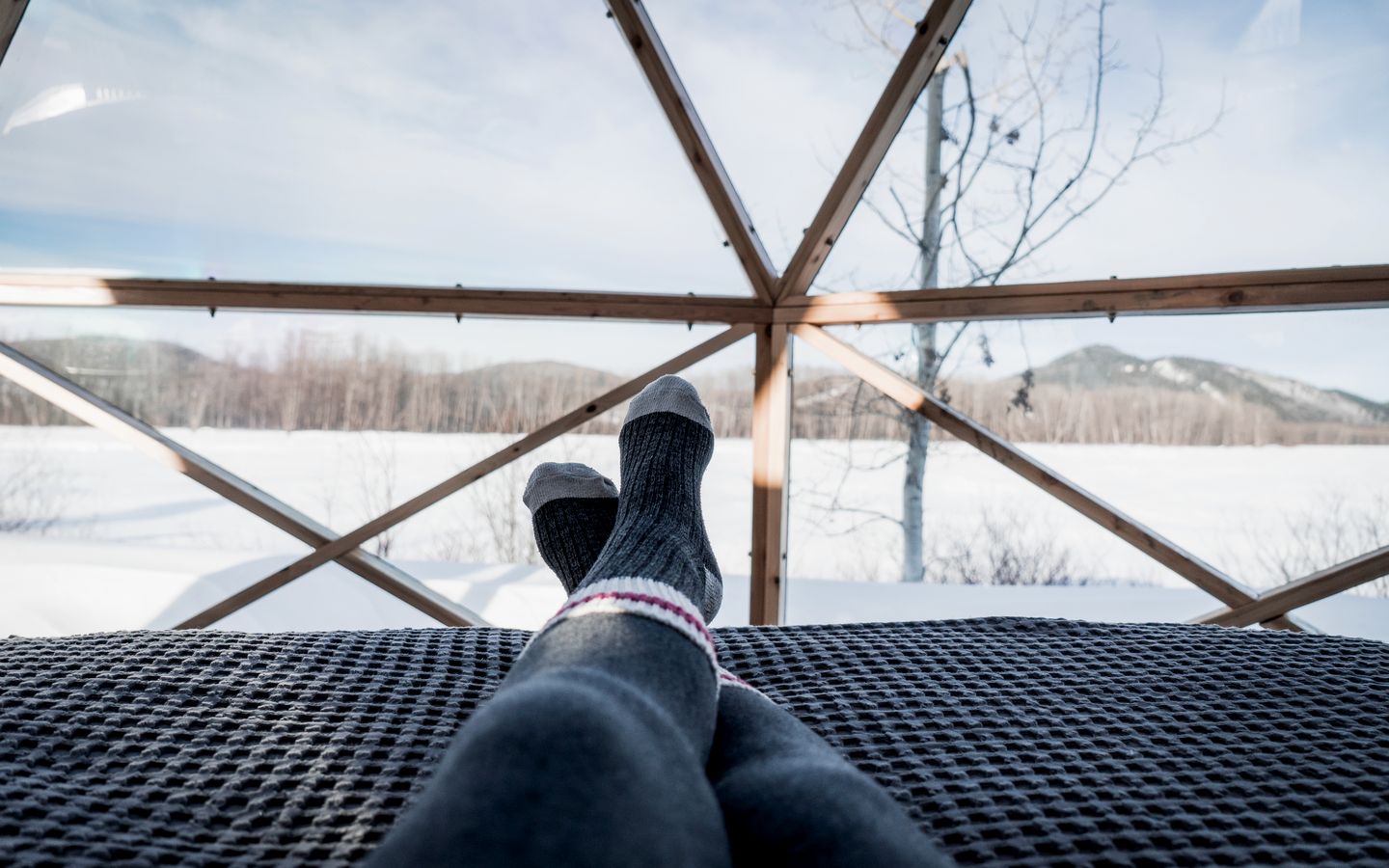 Incredible Dome Rental in Flatlands, New Brunswick with Hot Tub and Spectacular Views