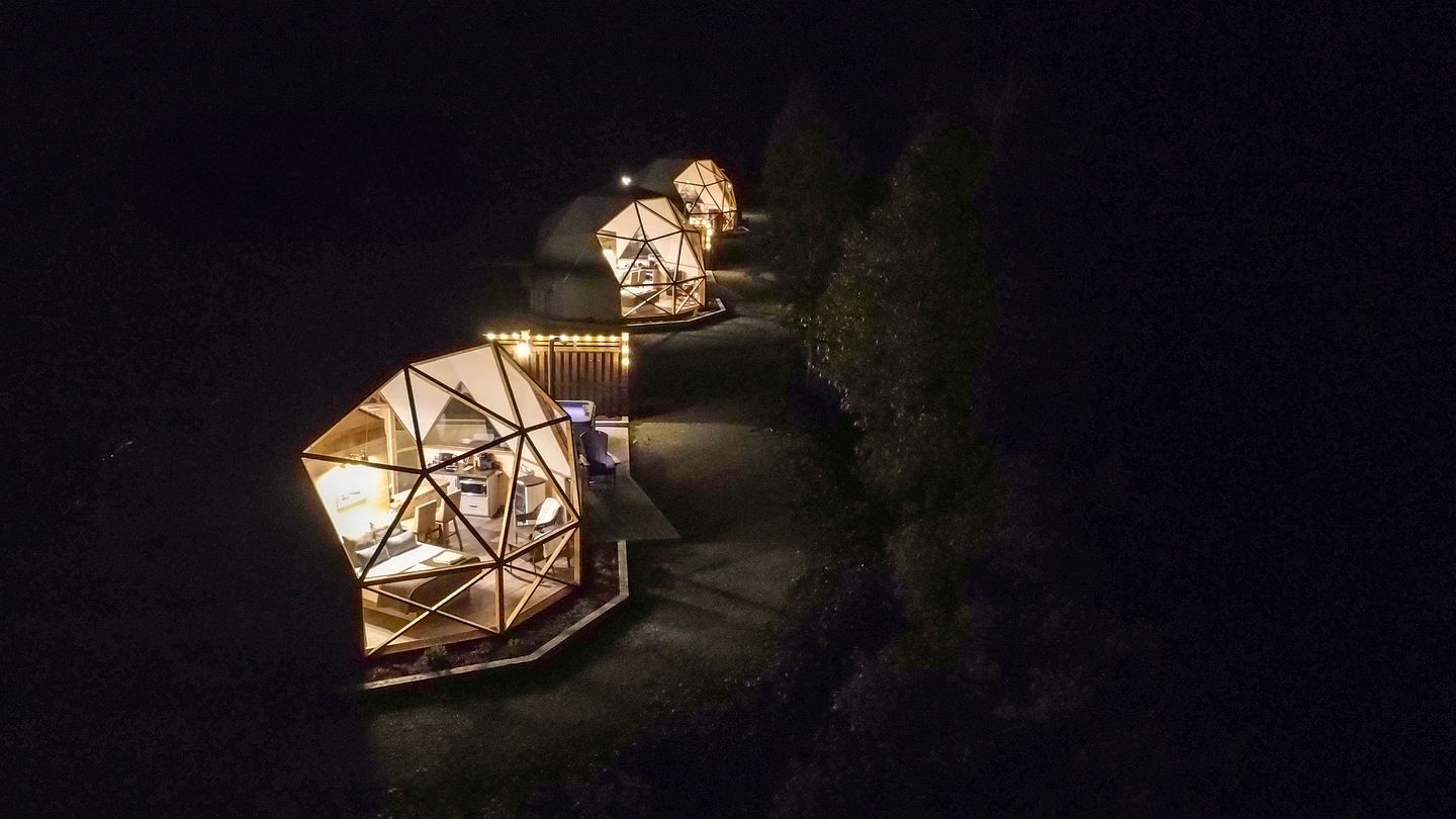 Incredible Dome Rental in Flatlands, New Brunswick with Hot Tub and Spectacular Views