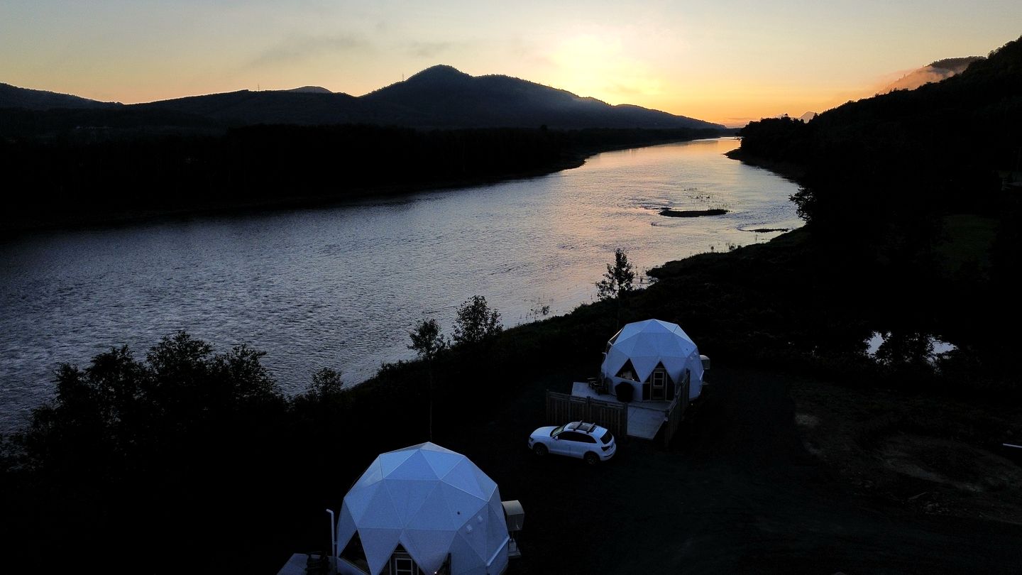 Incredible Dome Rental in Flatlands, New Brunswick with Hot Tub and Spectacular Views